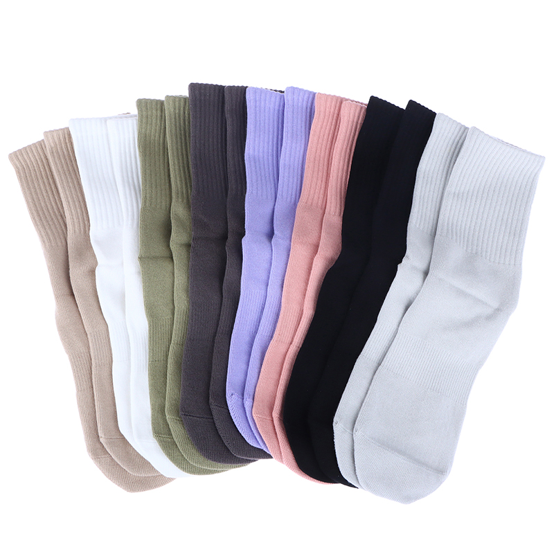2pcs Cotton Breathable Mid-cal - Medias Para Pilates Y Yoga review and price